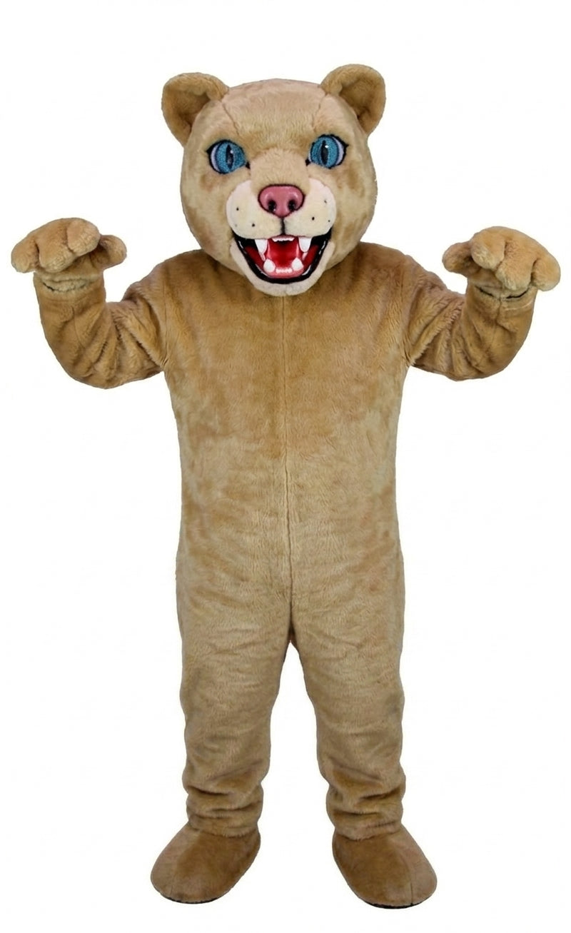 Spotted Leopard Mascot (Thermolite) - Short fur / Tan mascot costume