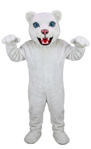 Spotted Leopard Mascot (Thermolite) - Short fur / White mascot costume