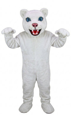 Spotted Leopard Mascot (Thermolite) - Short fur / White mascot costume