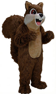 Squirrel Mascot - Long fur / Dark Brown mascot costume
