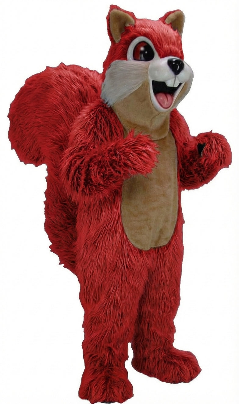 Squirrel Mascot - Long fur / Red mascot costume