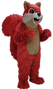 Squirrel Mascot - Long fur / Red mascot costume