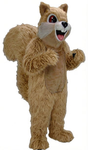 Squirrel Mascot - Long fur / Tan mascot costume