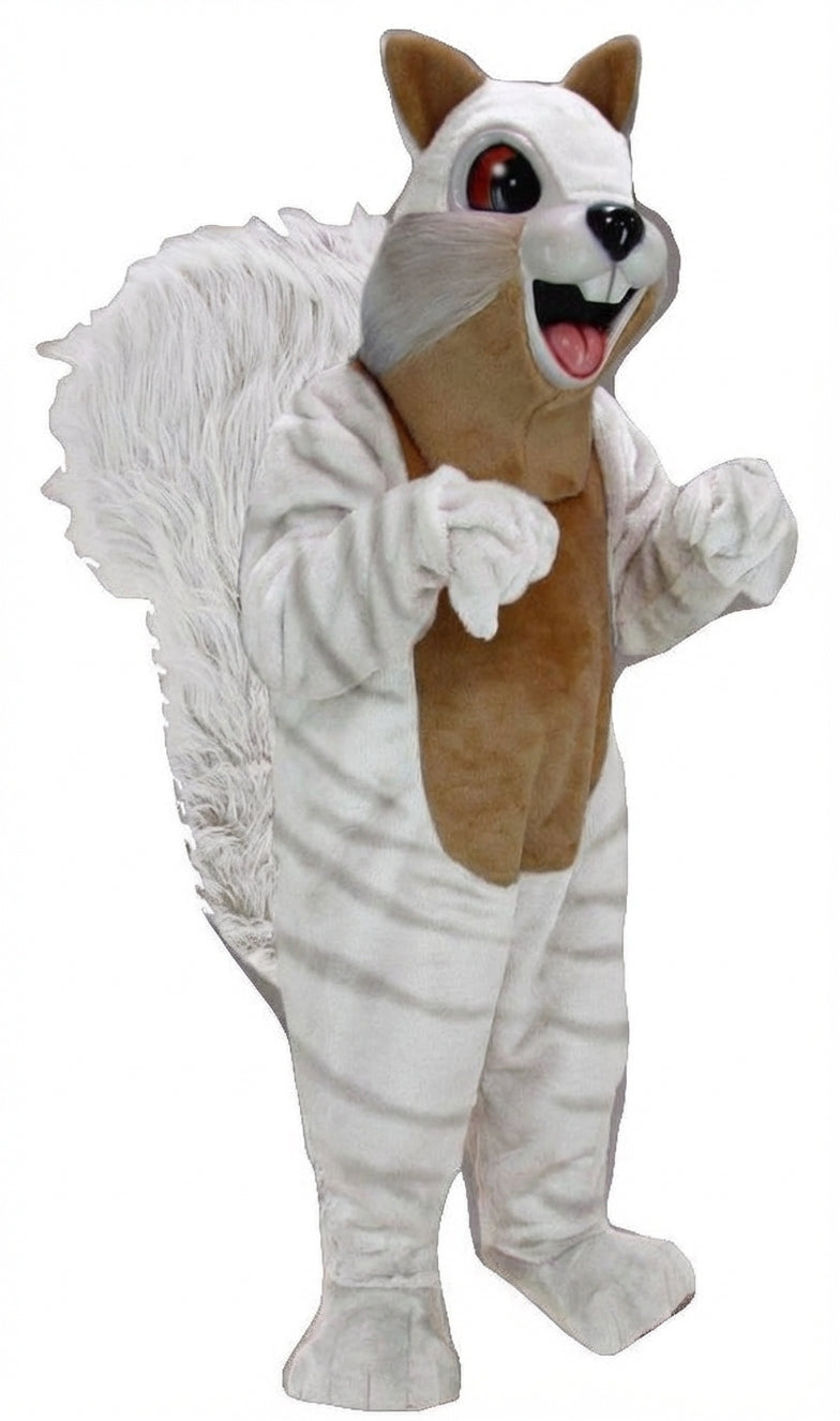 Squirrel Mascot - Short fur / Albino Tiger mascot costume