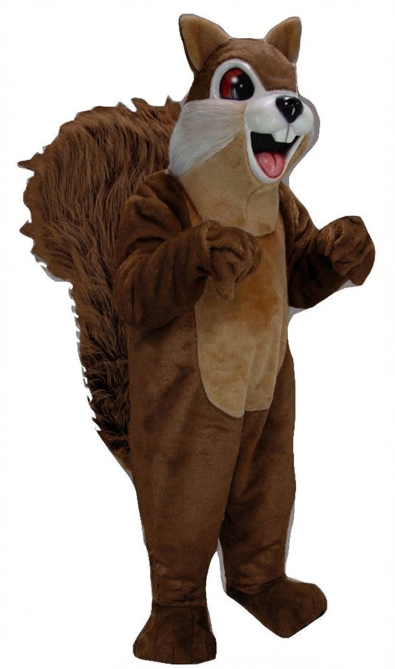 Squirrel Mascot - Short fur / Chocolate Brown mascot costume