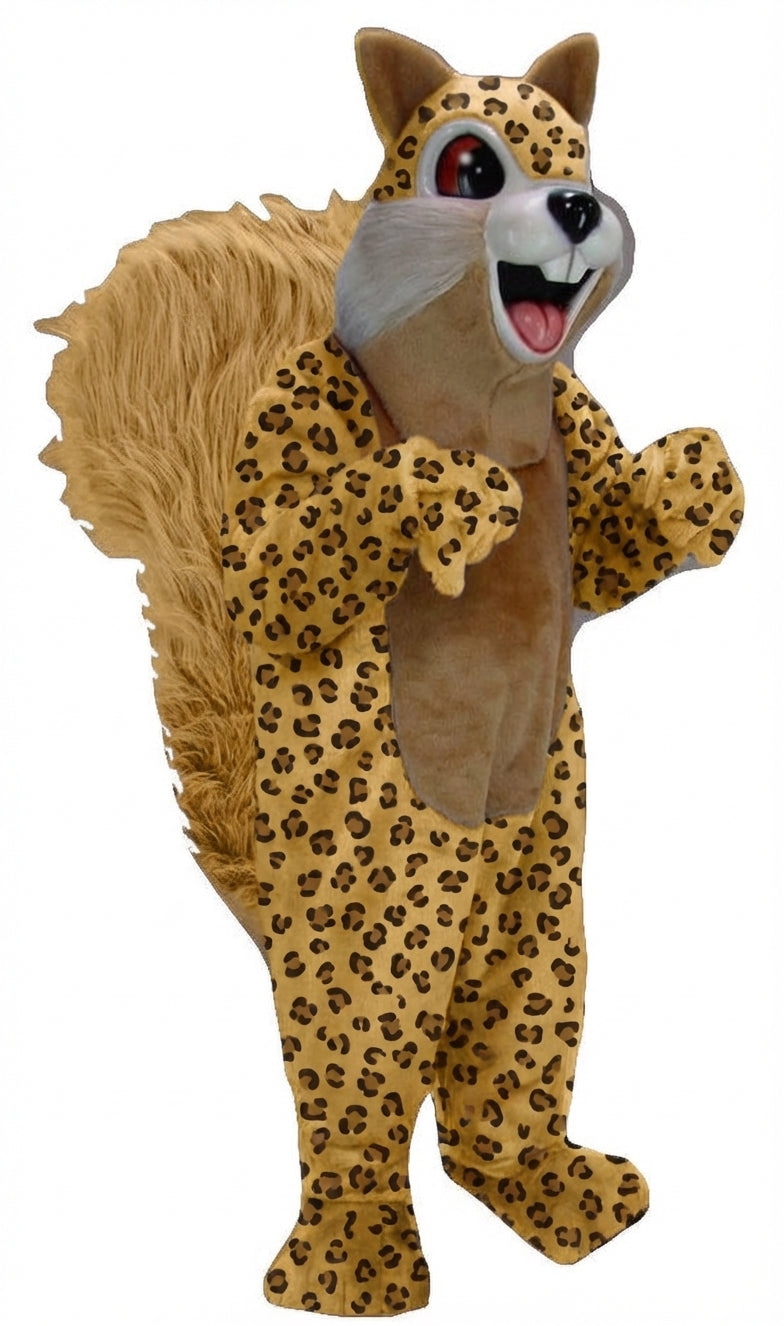 Squirrel Mascot - Short fur / Leopard mascot costume