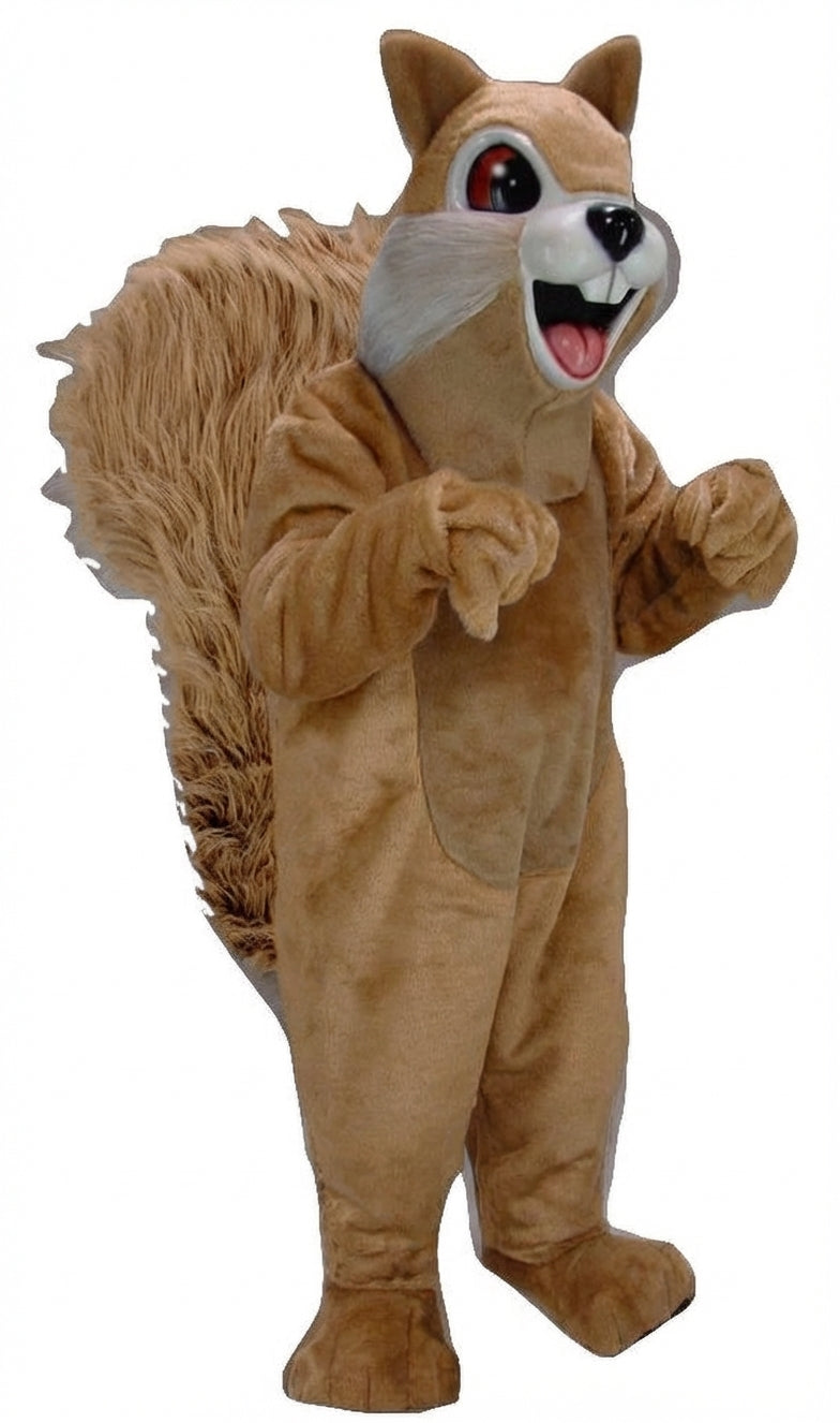 Squirrel Mascot - Short fur / Light Brown mascot costume