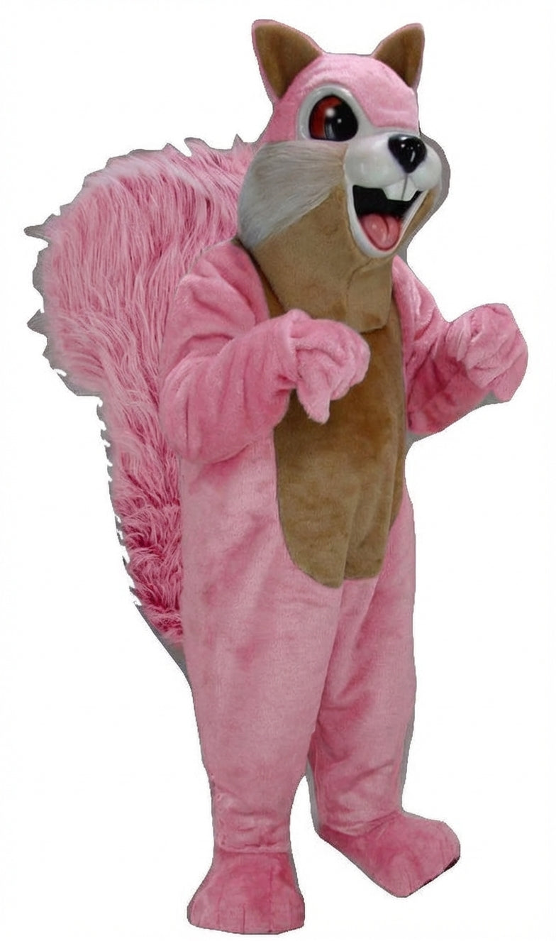 Squirrel Mascot - Short fur / Pink mascot costume