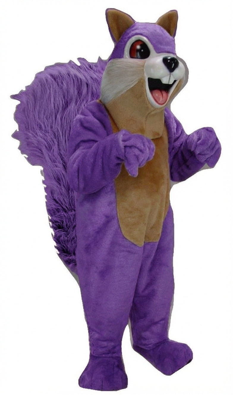 Squirrel Mascot - Short fur / Purple mascot costume