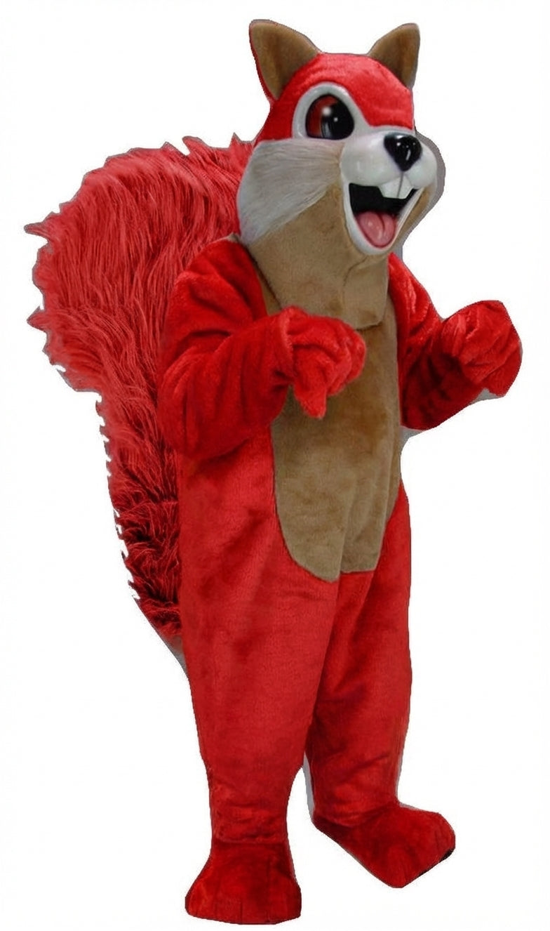 Squirrel Mascot - Short fur / Red mascot costume