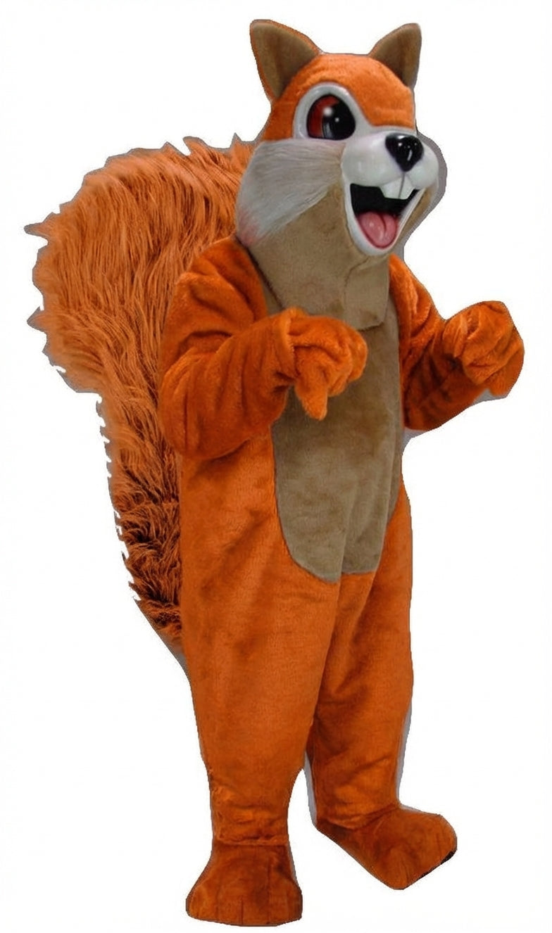 Squirrel Mascot - Short fur / Tiger Orange mascot costume