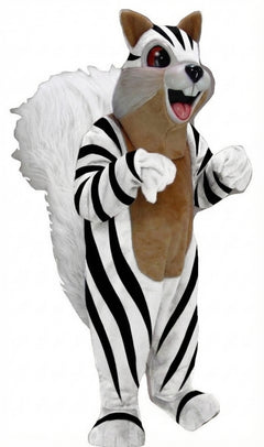 Squirrel Mascot - Short fur / Zebra mascot costume