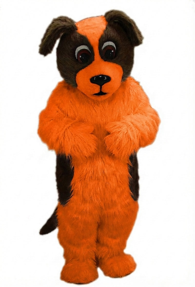 St. Bernard Mascot Costume - Long fur / Bright Orange mascot costume