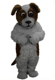 St. Bernard Mascot Costume - Long fur / Grey mascot costume