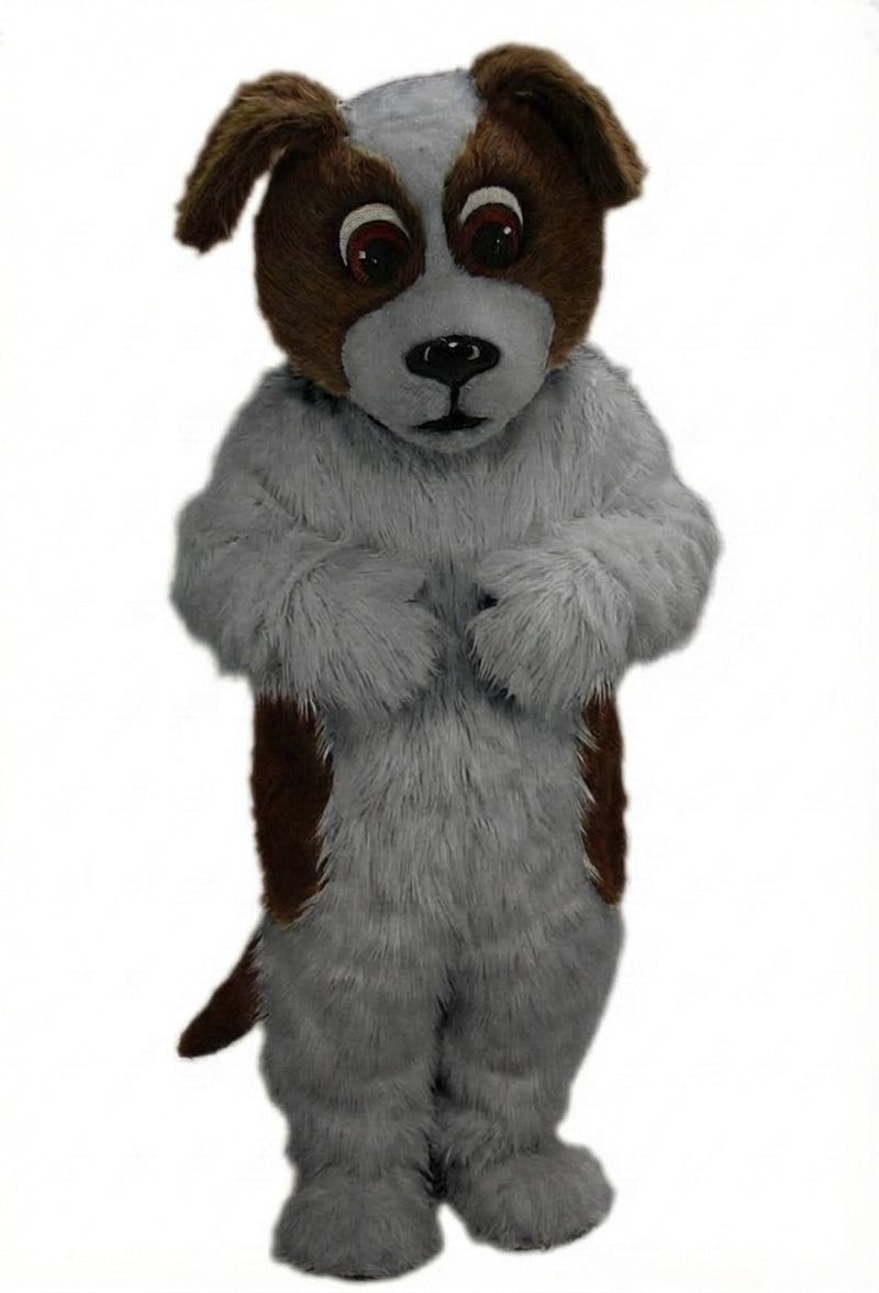 St. Bernard Mascot Costume - Long fur / Grey mascot costume
