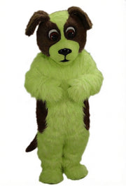 St. Bernard Mascot Costume - Long fur / Lime mascot costume