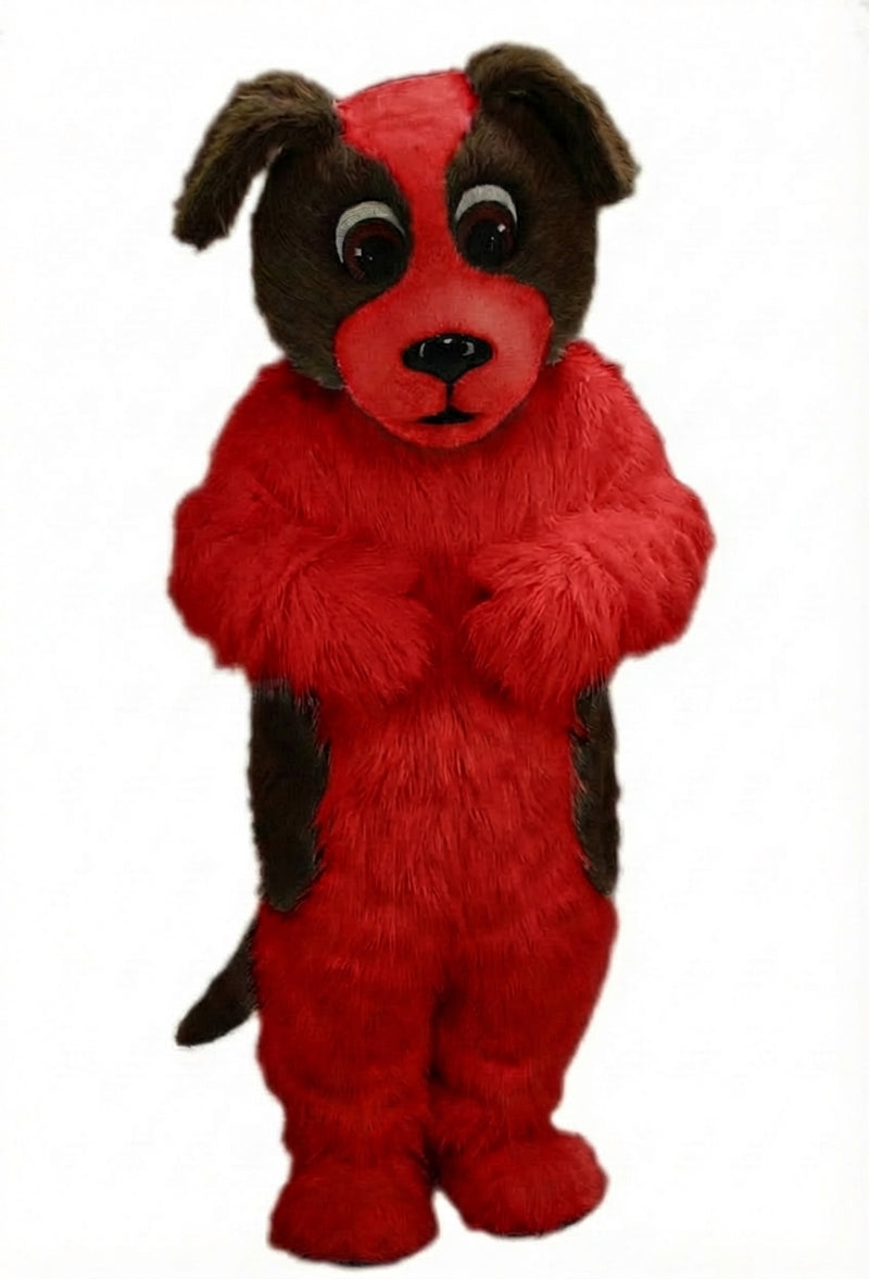 St. Bernard Mascot Costume - Long fur / Red mascot costume