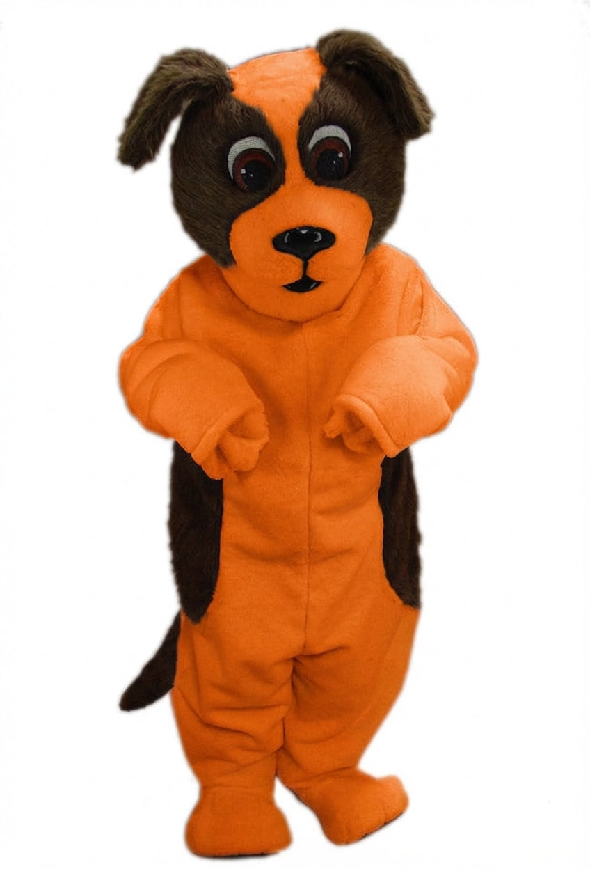 St. Bernard Mascot Costume - Short fur / Bright Orange mascot costume
