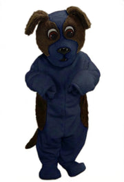 St. Bernard Mascot Costume - Short fur / Navy Blue mascot costume