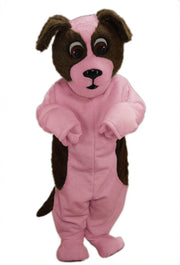 St. Bernard Mascot Costume - Short fur / Pink mascot costume