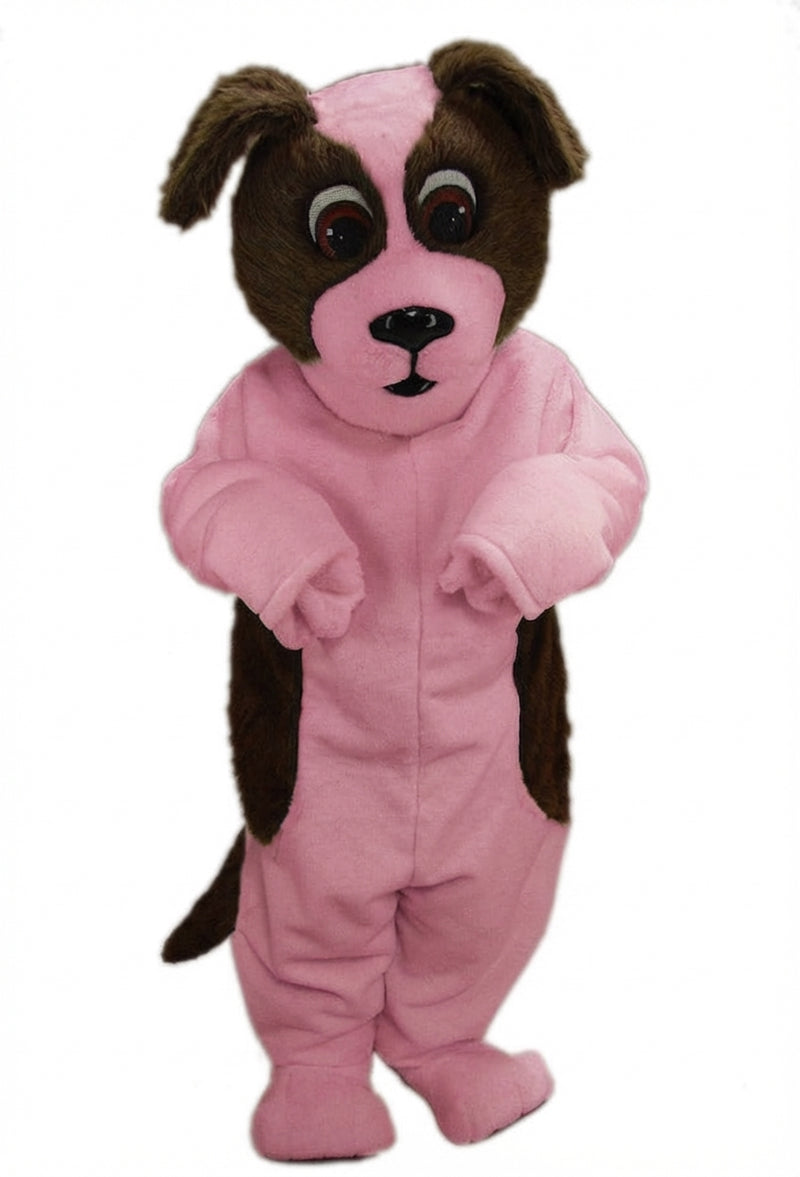 St. Bernard Mascot Costume - Short fur / Pink mascot costume