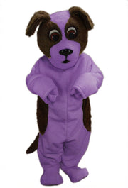 St. Bernard Mascot Costume - Short fur / Purple mascot costume