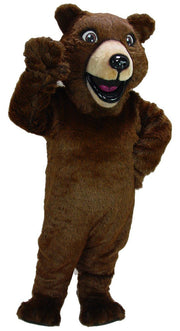 Happy Grizzly Mascot - As Pictured mascot costume