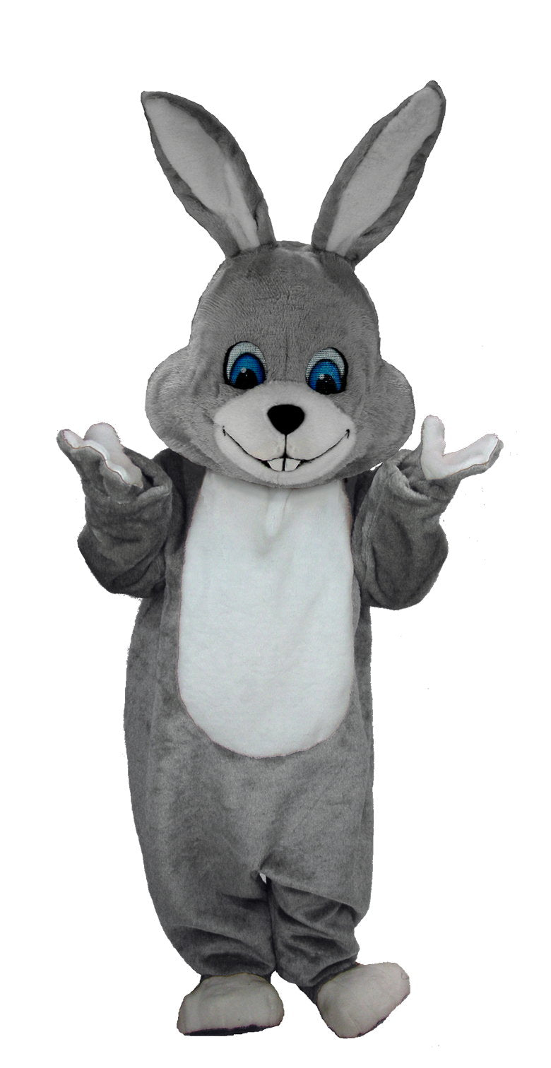 Grey Rabbit Mascot (Thermolite) - As Pictured mascot costume