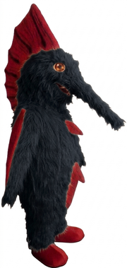 Swordfish Mascot - Long fur / Black mascot costume