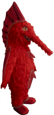 Swordfish Mascot - Long fur / Red mascot costume