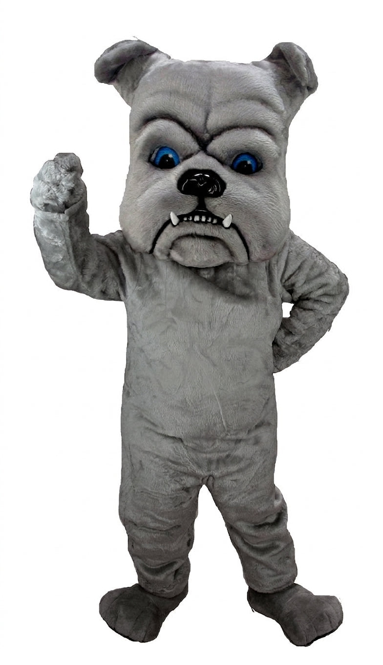 Grey Bulldog Mascot Costume (Thermolite) - professional mascot costume from The Mascot Store