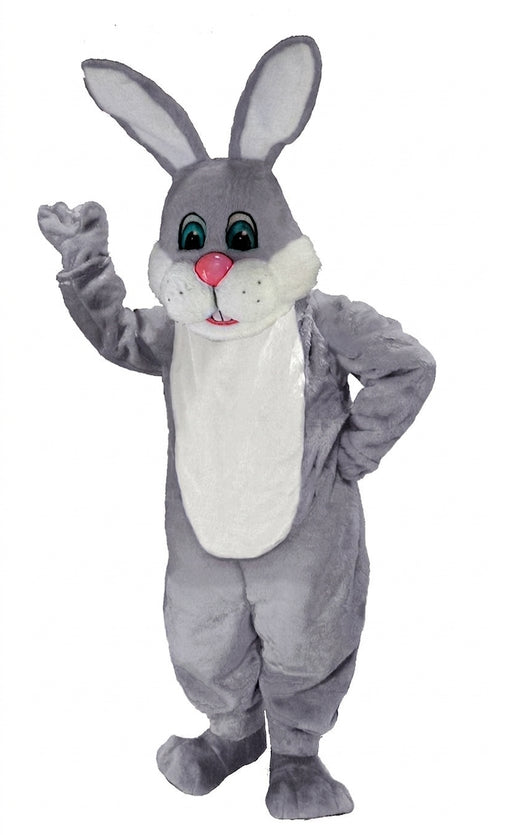 Grey & White Rabbit Mascot Costume (Thermolite) - professional mascot costume from The Mascot Store
