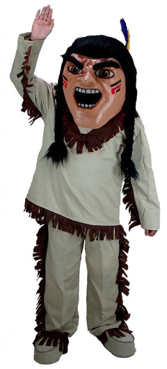 Brave Indian Mascot Costume (Thermolite) - professional mascot costume from The Mascot Store