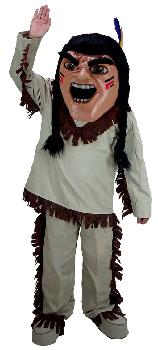 Brave Indian Mascot Costume (Thermolite) - professional mascot costume from The Mascot Store