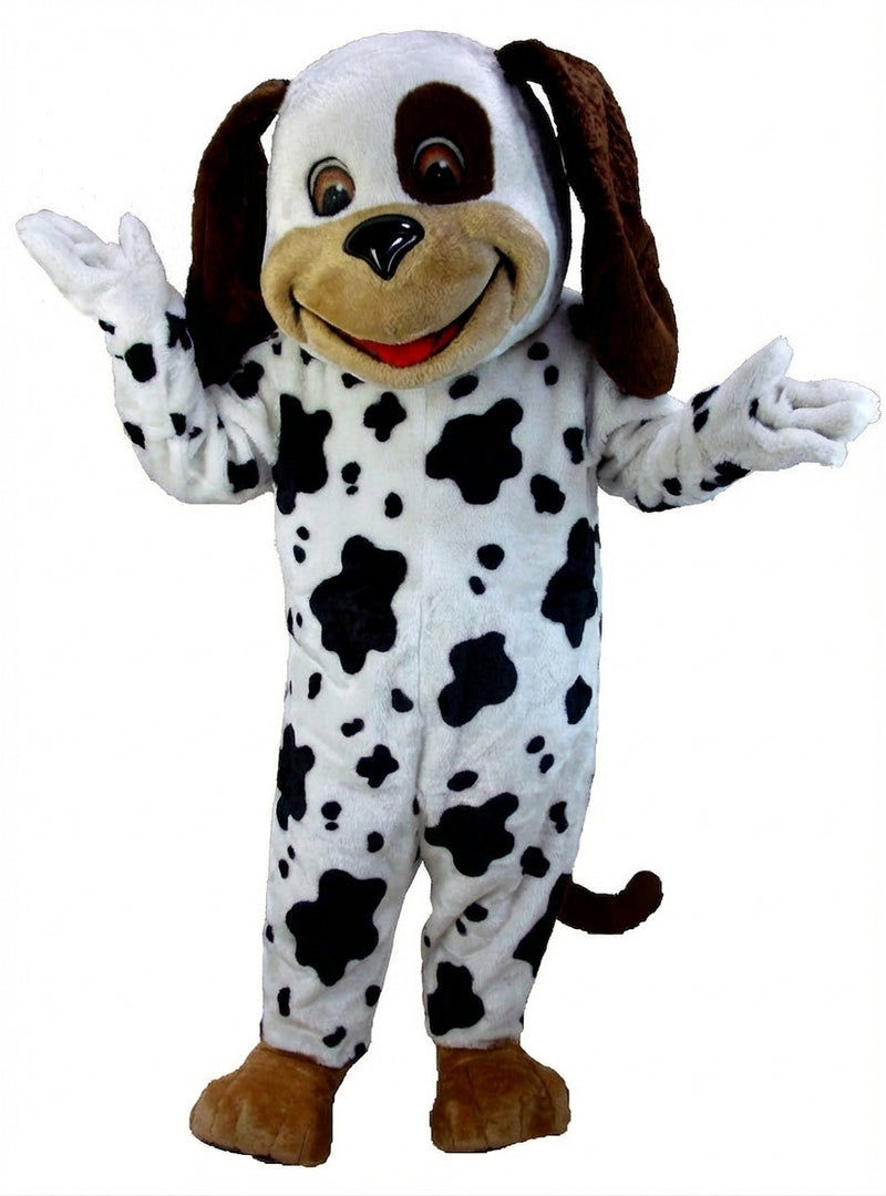 Tan & Brown Dog Mascot (Thermolite) - Short fur / Dalmatian mascot costume
