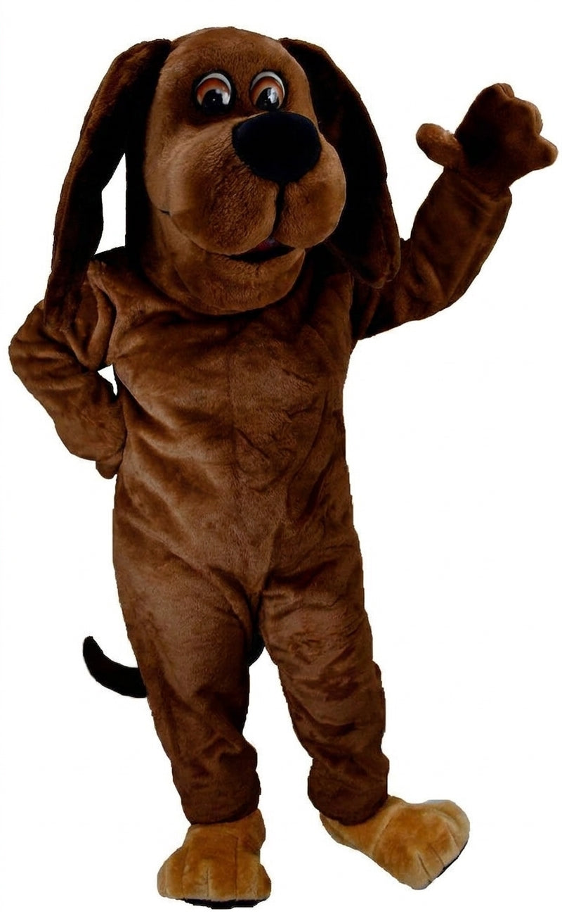 Tan Dog Mascot Costume (Thermolite) - Short fur / Chocolate Brown mascot costume