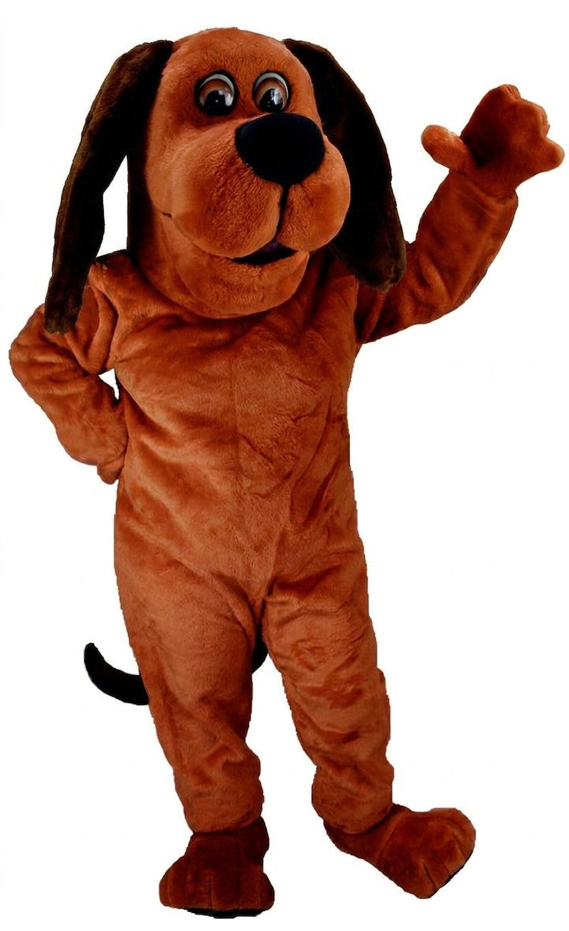 Tan Dog Mascot Costume (Thermolite) - Short fur / Rust mascot costume