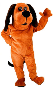 Tan Dog Mascot Costume (Thermolite) - Short fur / Tiger Orange mascot costume