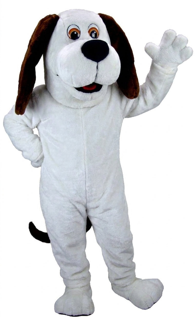 Tan Dog Mascot Costume (Thermolite) - Short fur / White mascot costume