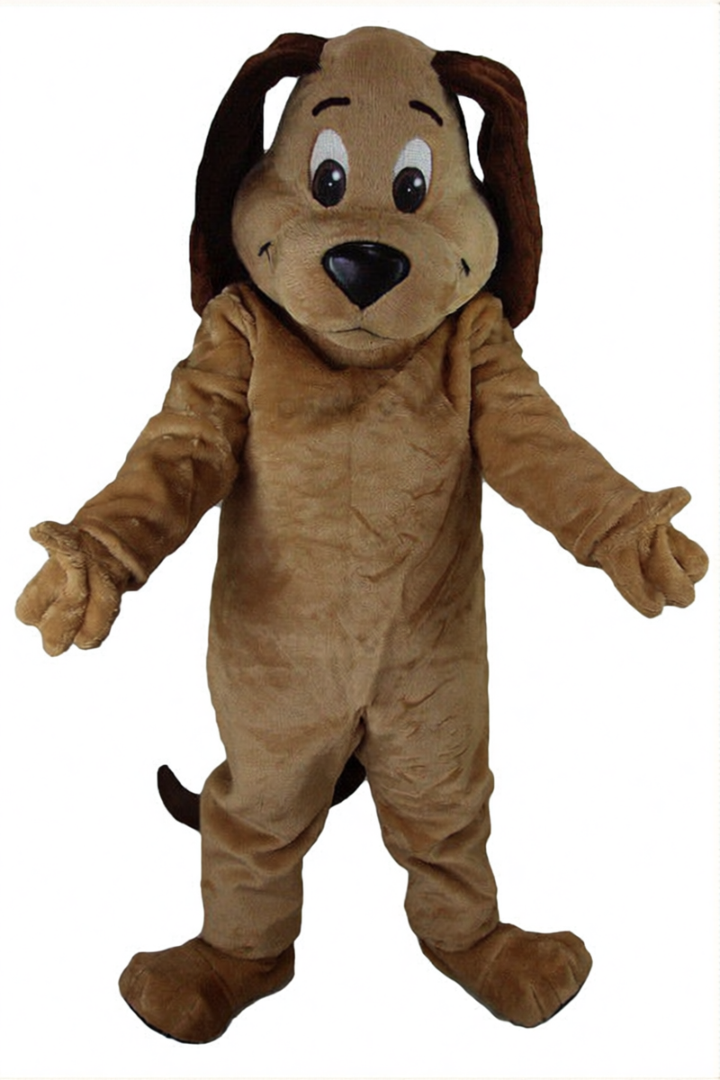 Tan Dog Mascot - Medium fur / Brown mascot costume