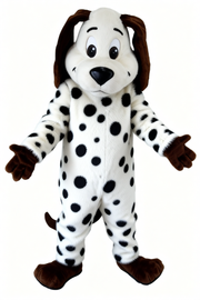 Tan Dog Mascot - Short fur / Dalmatian mascot costume