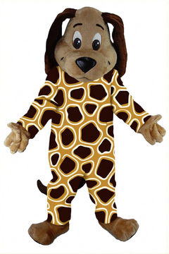 Tan Dog Mascot - Short fur / Giraffe mascot costume