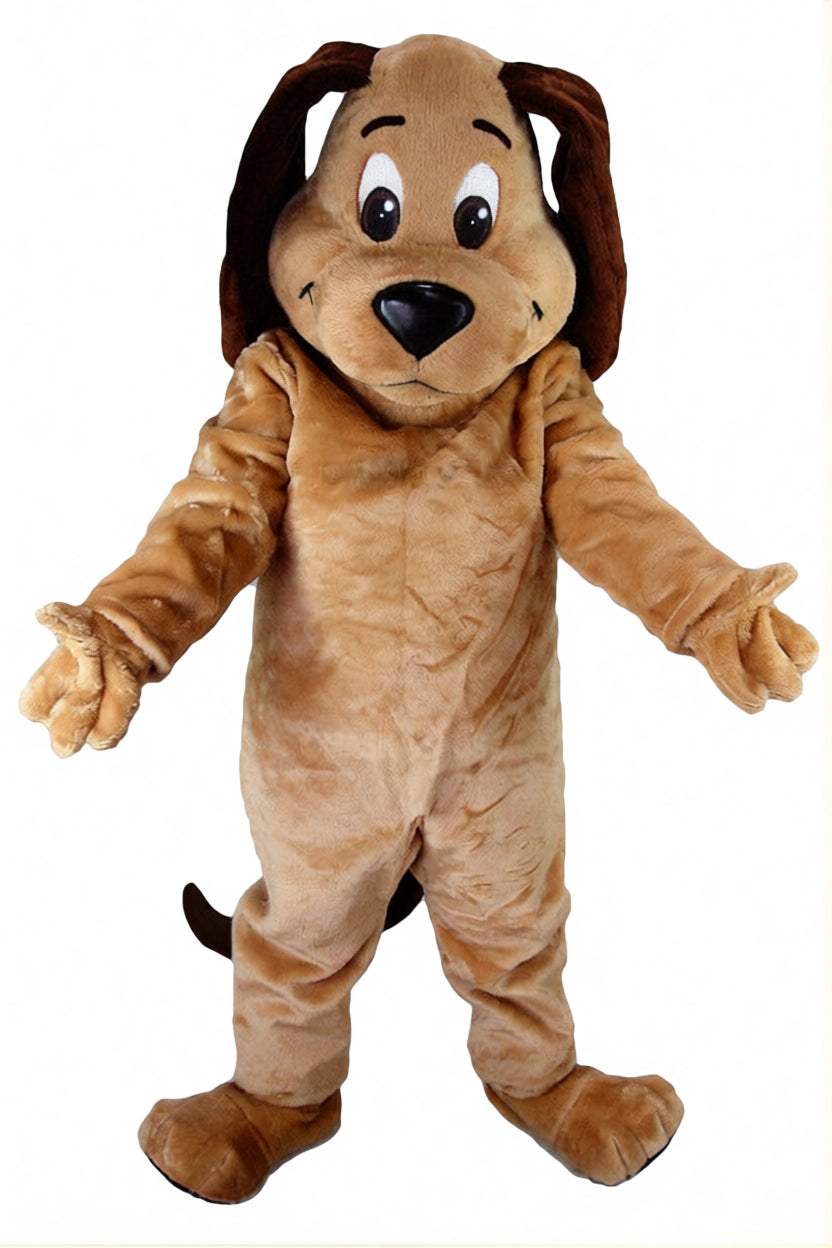 Tan Dog Mascot - Short fur / Light Brown mascot costume