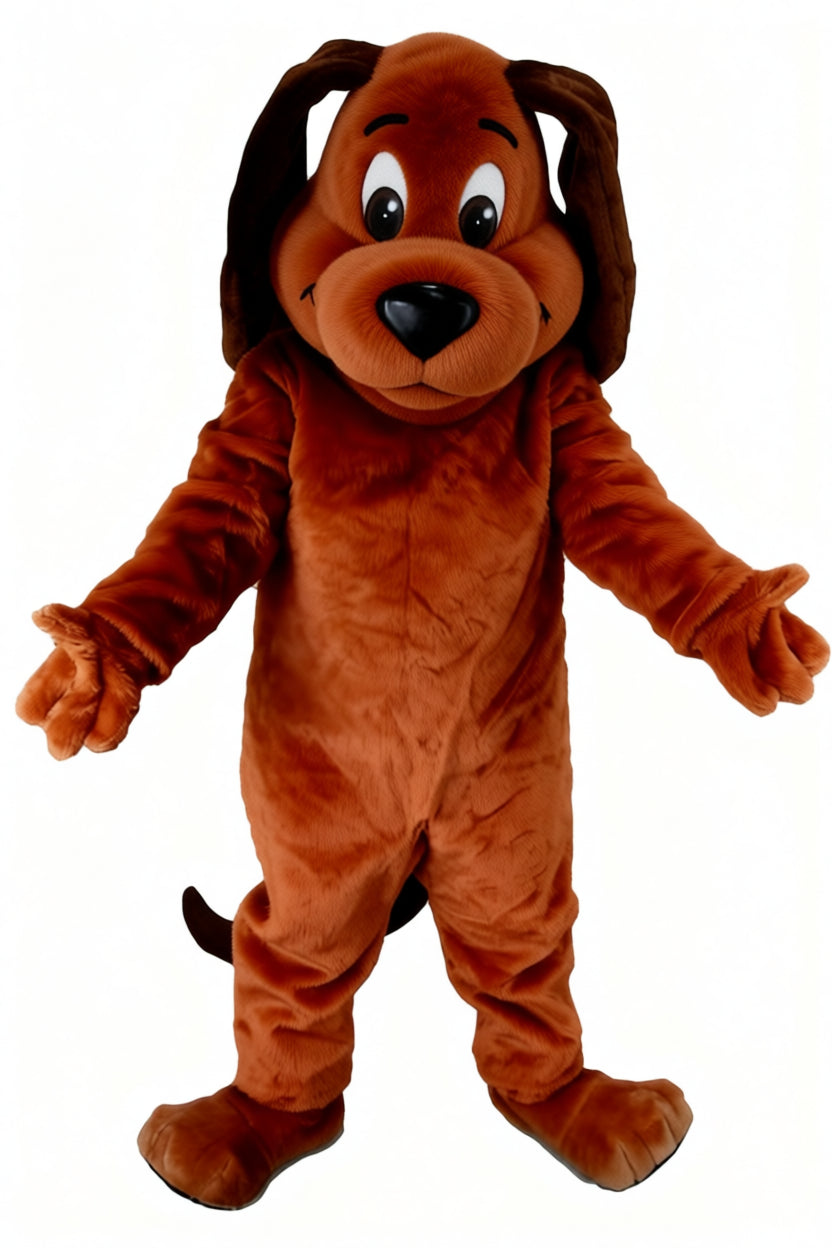 Tan Dog Mascot - Short fur / Rust mascot costume