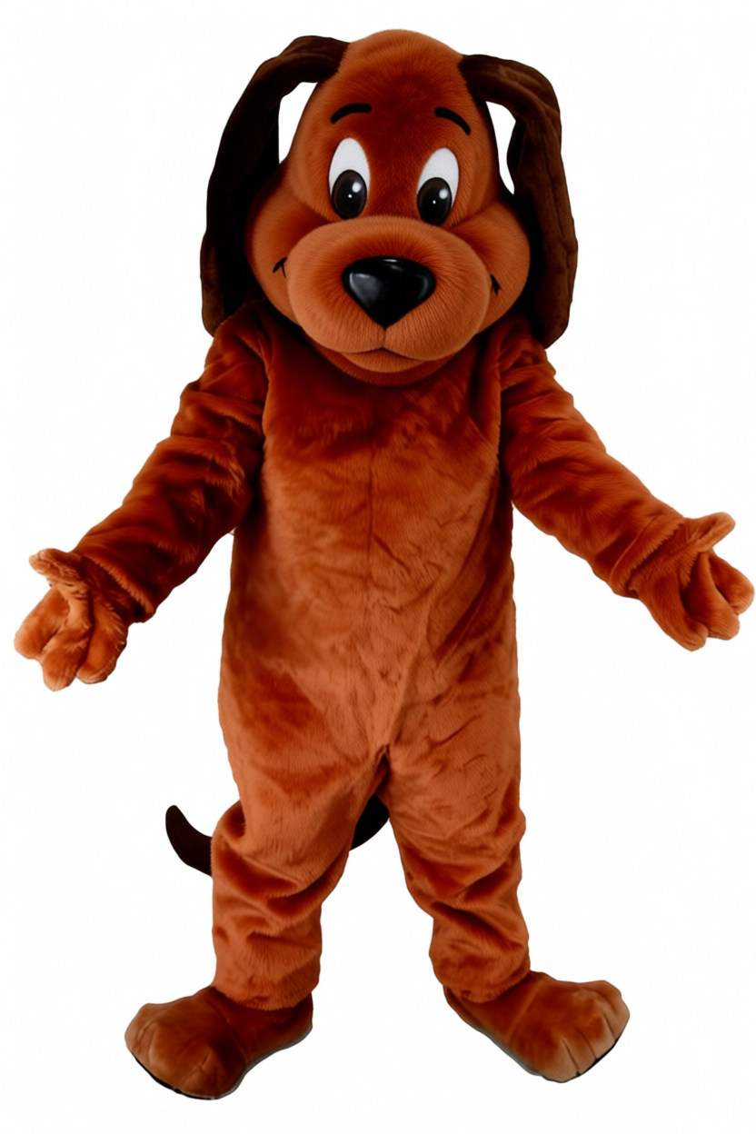 Tan Dog Mascot - Short fur / Rust mascot costume