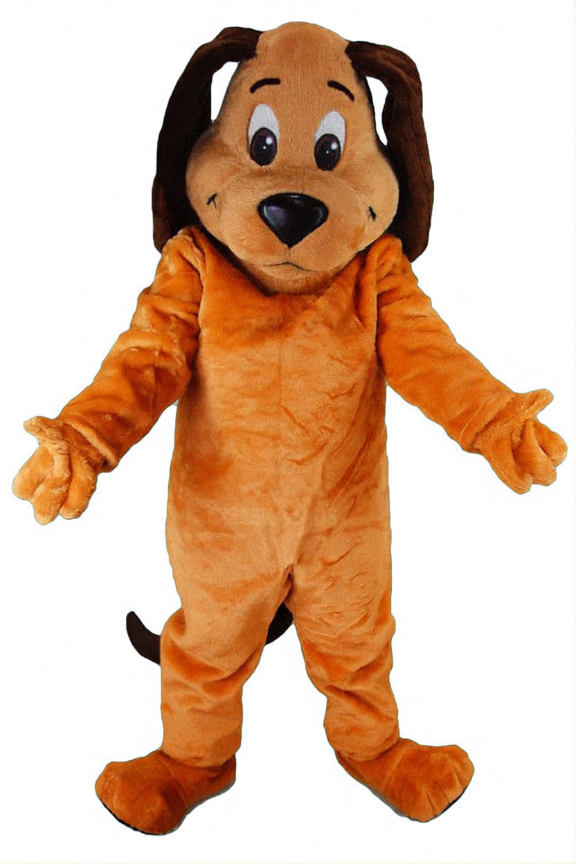 Tan Dog Mascot - Short fur / Tiger Orange mascot costume