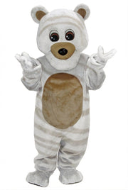 Teddy Bear Mascot - Short fur / Albino Tiger mascot costume