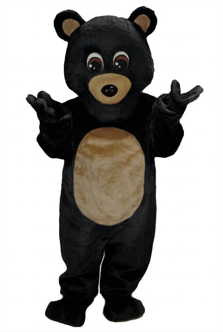 Teddy Bear Mascot - Short fur / Black mascot costume