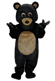 Teddy Bear Mascot - Short fur / Black mascot costume