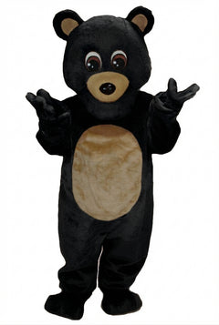 Teddy Bear Mascot - Short fur / Black mascot costume